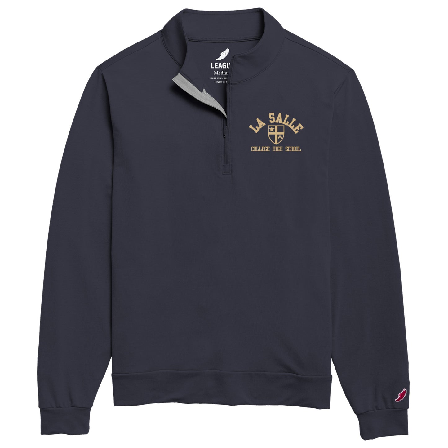 League Fall All Day 1/4 Zip in Navy