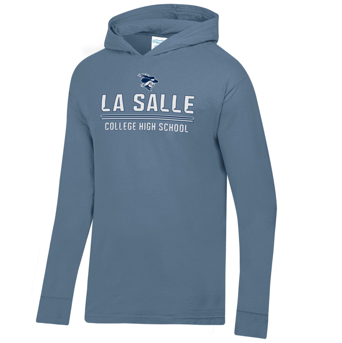 Gear - Blue Long Sleeve Hooded Tee