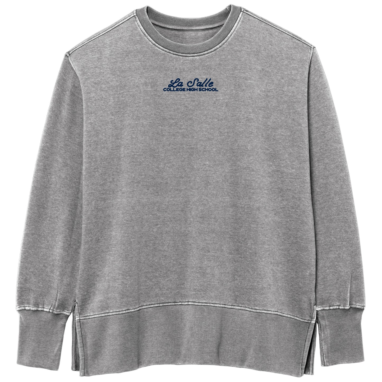 League Women's Weathered Fleece Crew - Grey