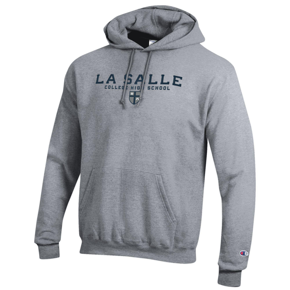 Champion Powerblend Fleece Hoodie Heather Grey