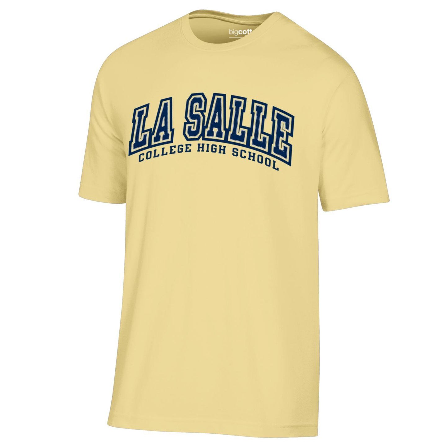 BIG COTTON Puff Ink Soft Tee-Butter Gold