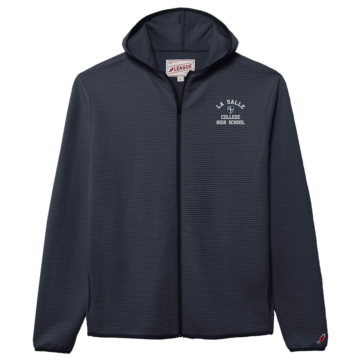 Legacy Washed Dark Navy Full Zip Hoodie