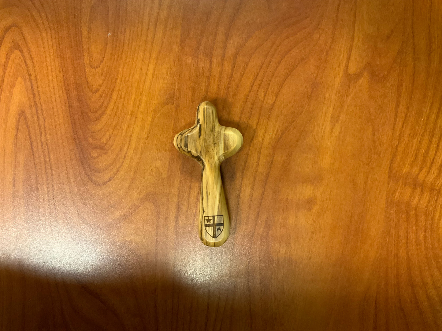 Pocket Cross - Olivewood - 2 sides