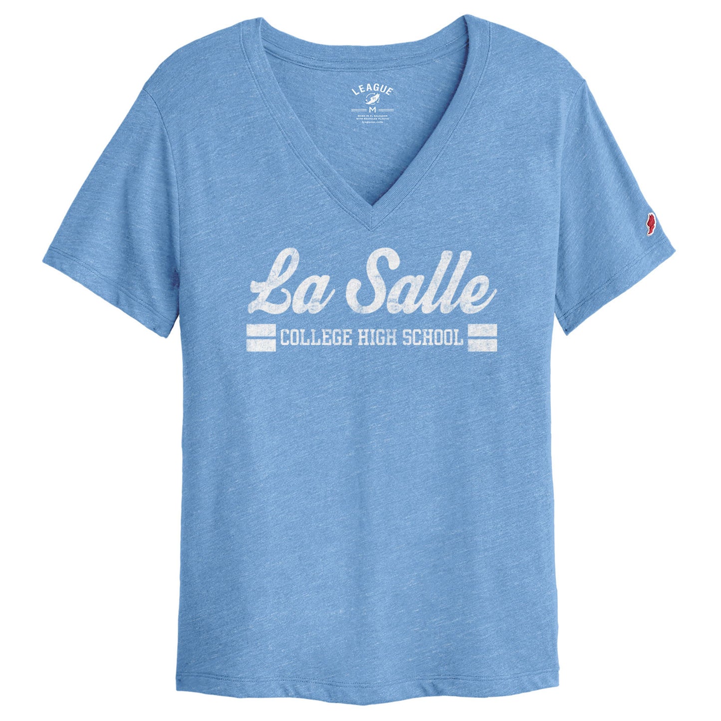 League Intramural Women's V T-Shirt Light Blue