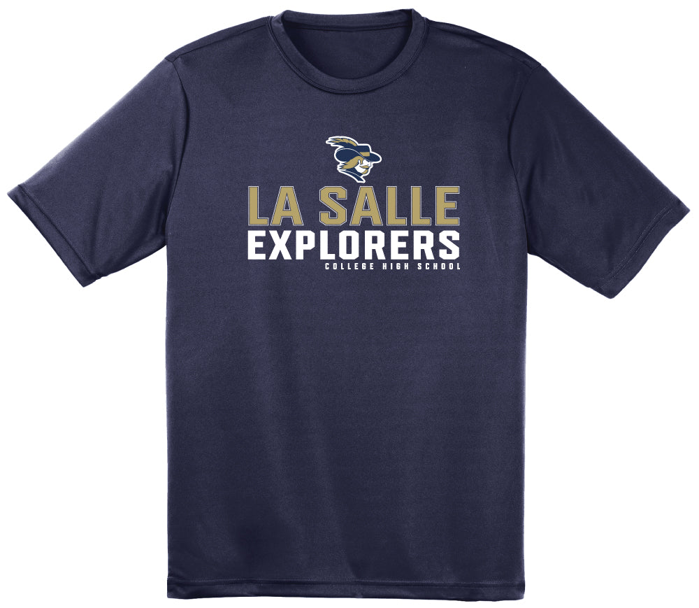 ES Sports Navy T-Shirt short sleeve Dri Fit