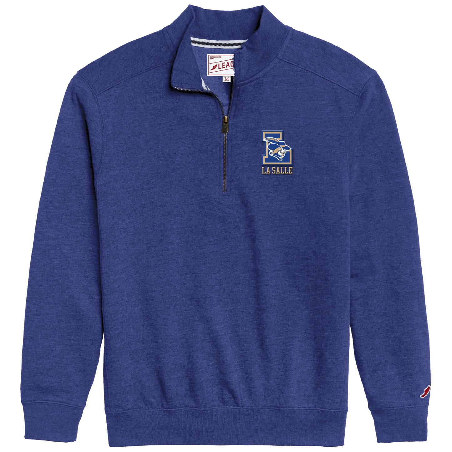 League Heritage 1/4 zip L and Explorer Head, Royal