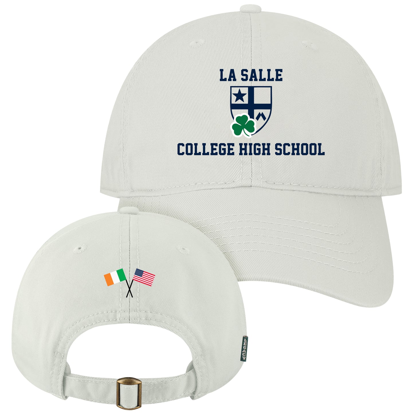 St. Patrick's Day White Relaxed Twill Baseball Hat