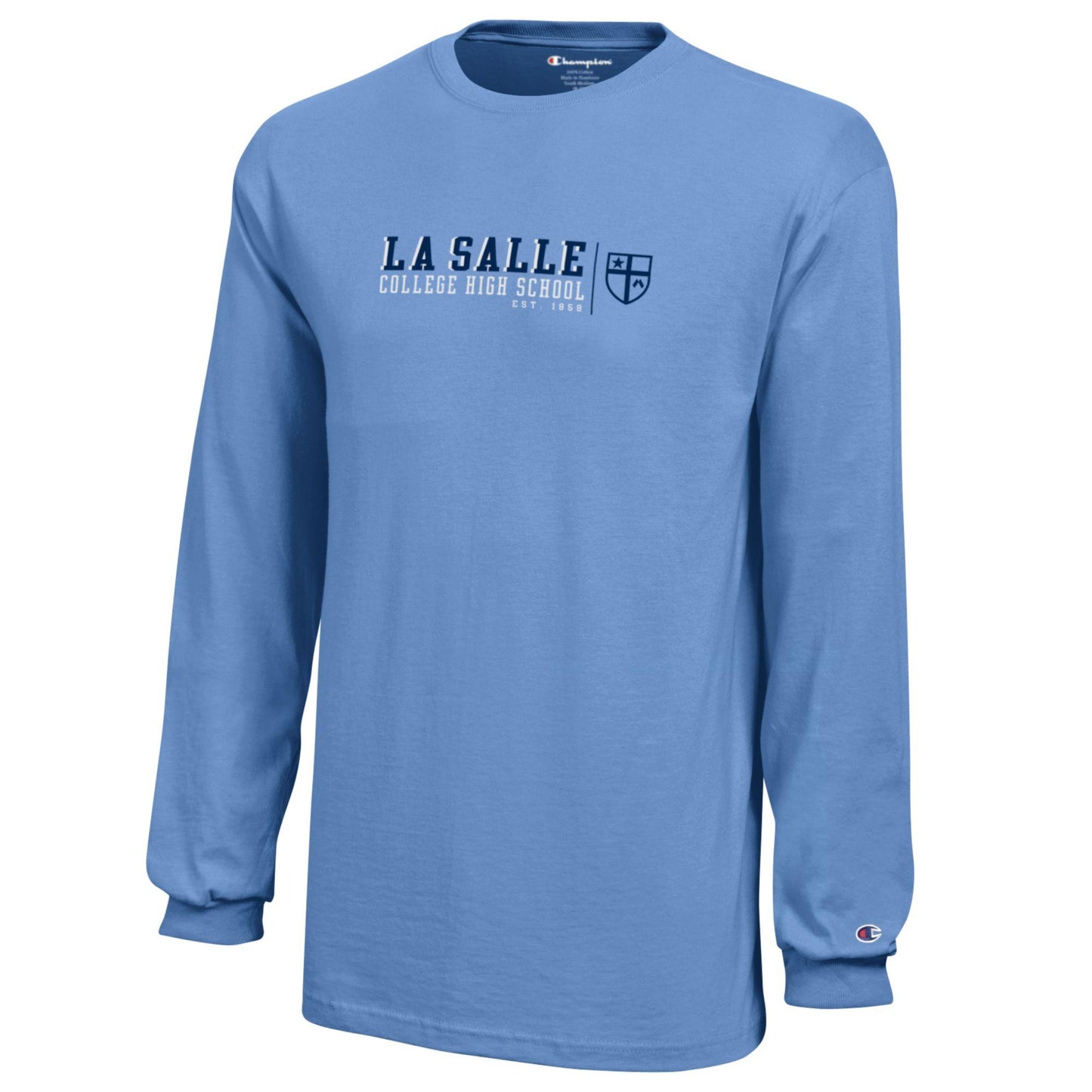 Champion Youth Light Blue Long Sleeve T-Shirt
