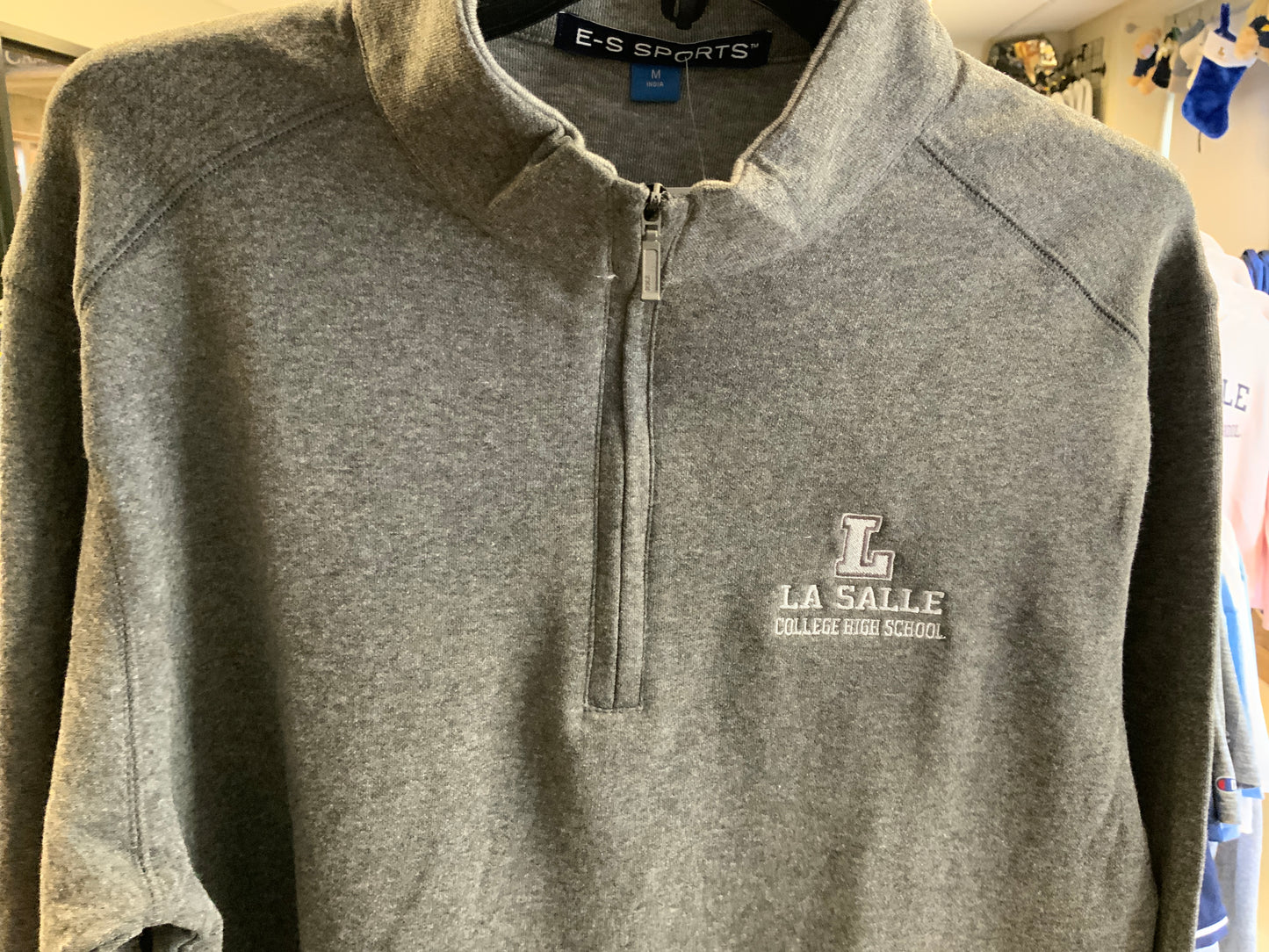 ES SPORTS 1/4 Zip Charcoal Heather
