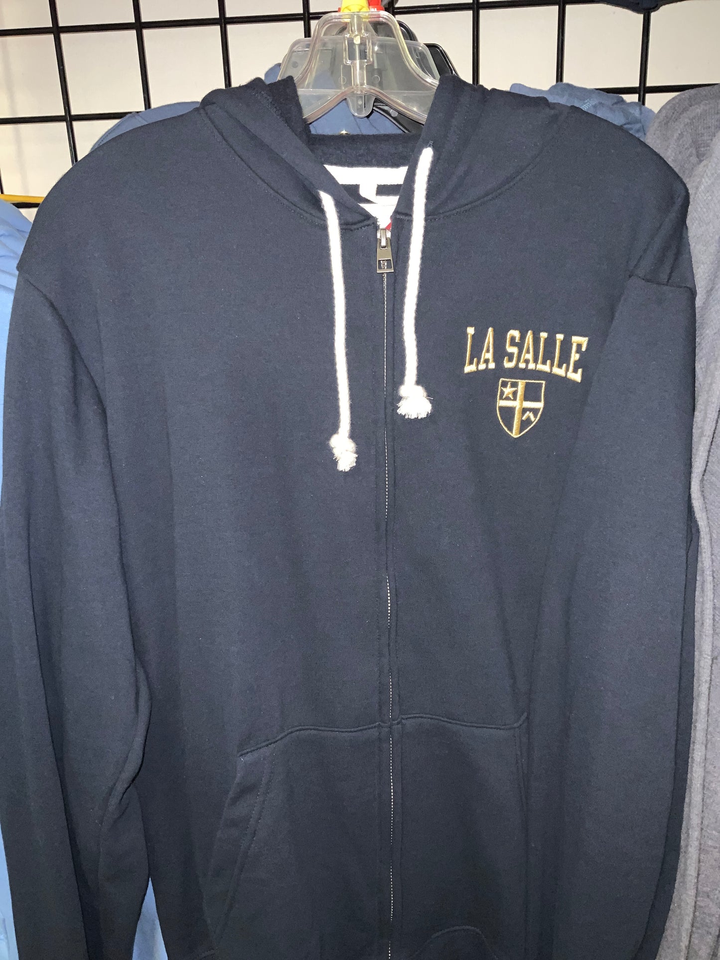 League Fleece Full Zip-Navy : MEDIUM