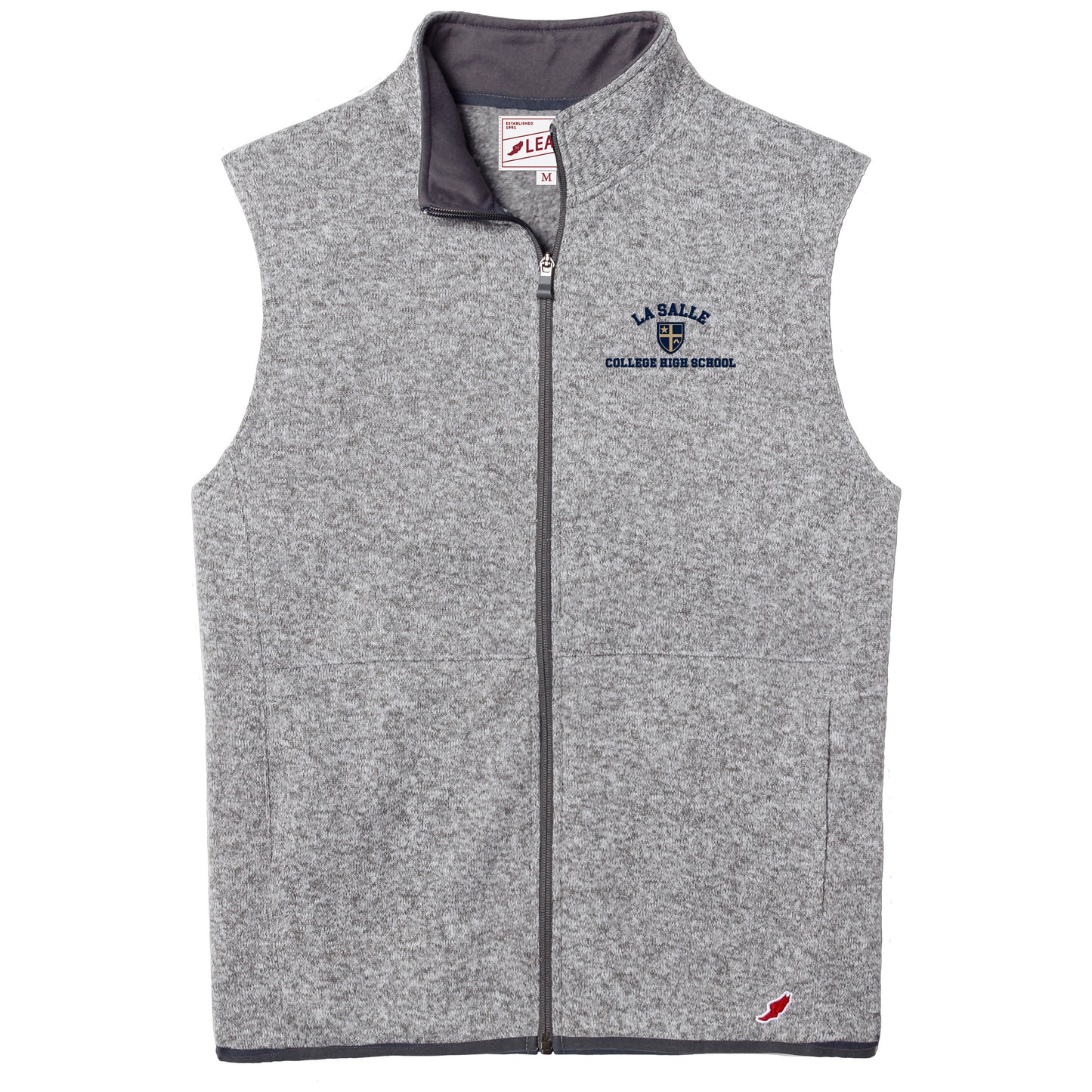 League Grey Knit Vest