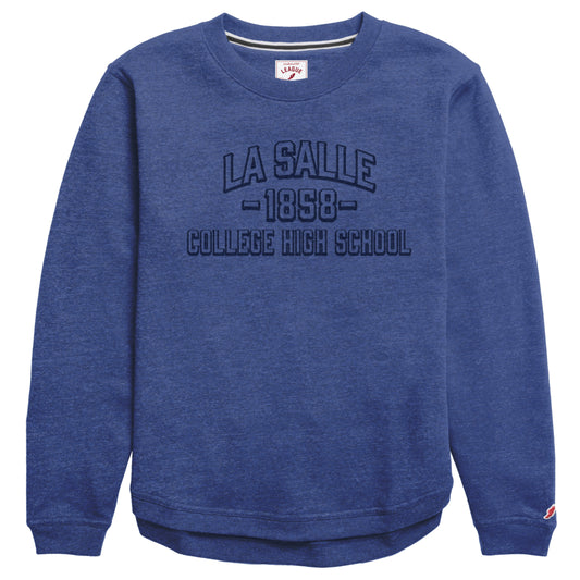 League Ladies Crew Sweatshirt, Royal