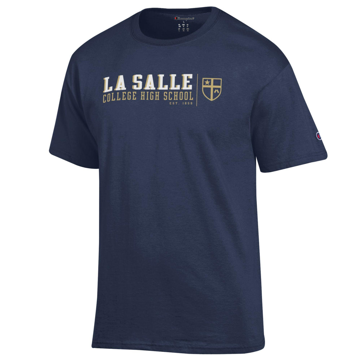 Champion Navy Cotton T-Shirt