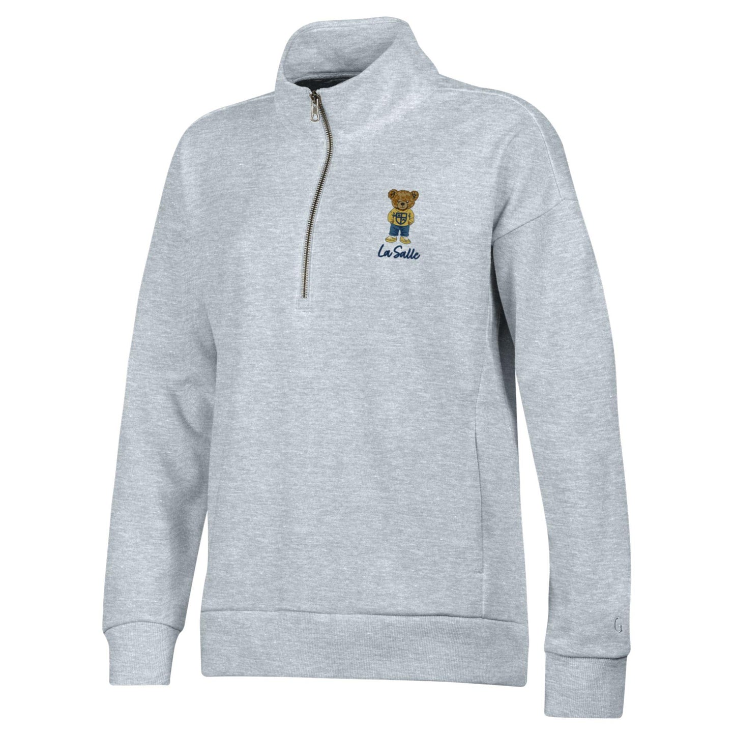 Gear Teddy Bear 1/4 Zip Sweatshirt - Heather Grey
