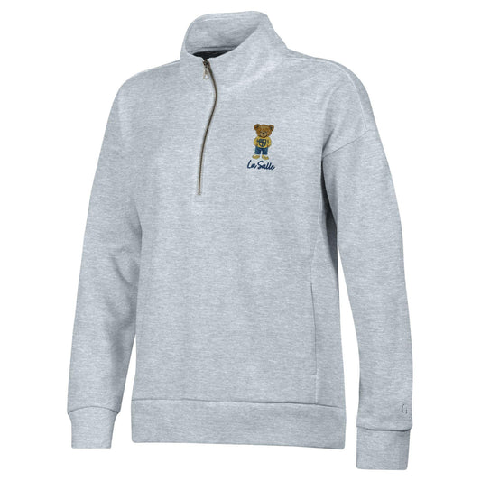 Gear Teddy Bear 1/4 Zip Sweatshirt - Heather Grey