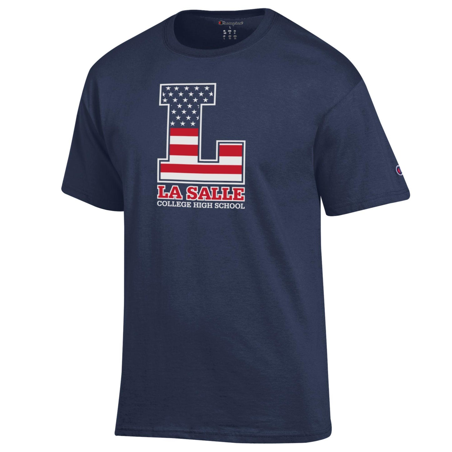 Champion Athletic Tech Navy Flag T-Shirt