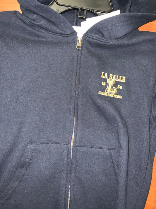 LEAGUE YOUTH ESS.FULL ZIP-NAVY : MEDIUM