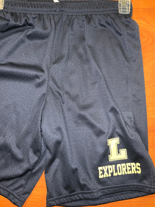 LaSalle Gym Short (new)-Navy blue : EXTRA SMALL