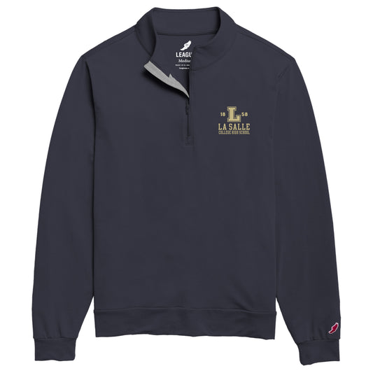 League 1/4 zip All Day fall navy