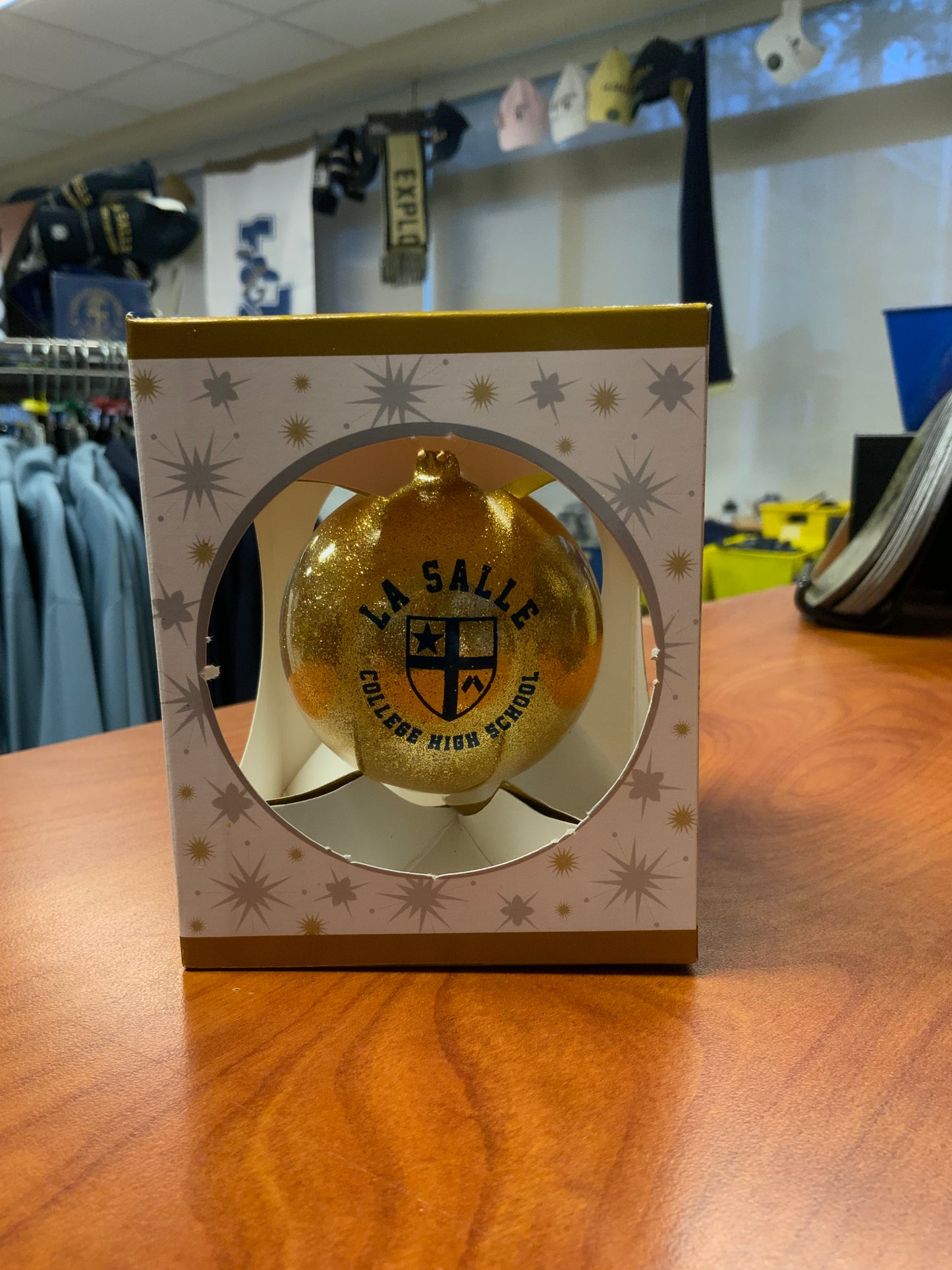 Spirit Gold La Salle Christmas Ornament