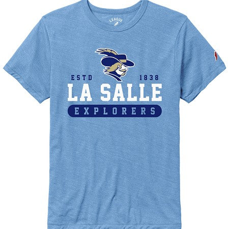 League heather blue t-shirt
