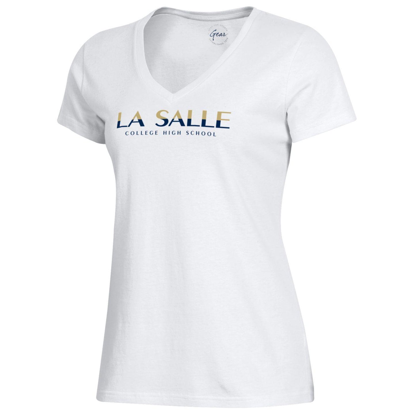 Gear Mia V-Neck T-Shirt White-White : XL
