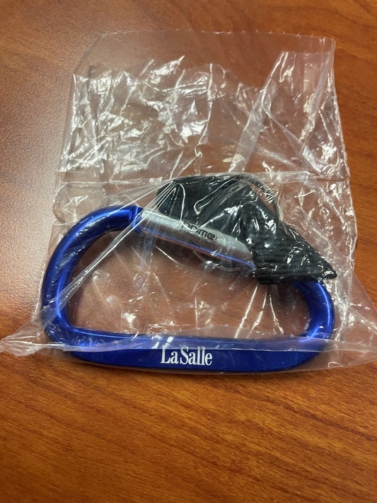 La Salle Carabiner Key Tag