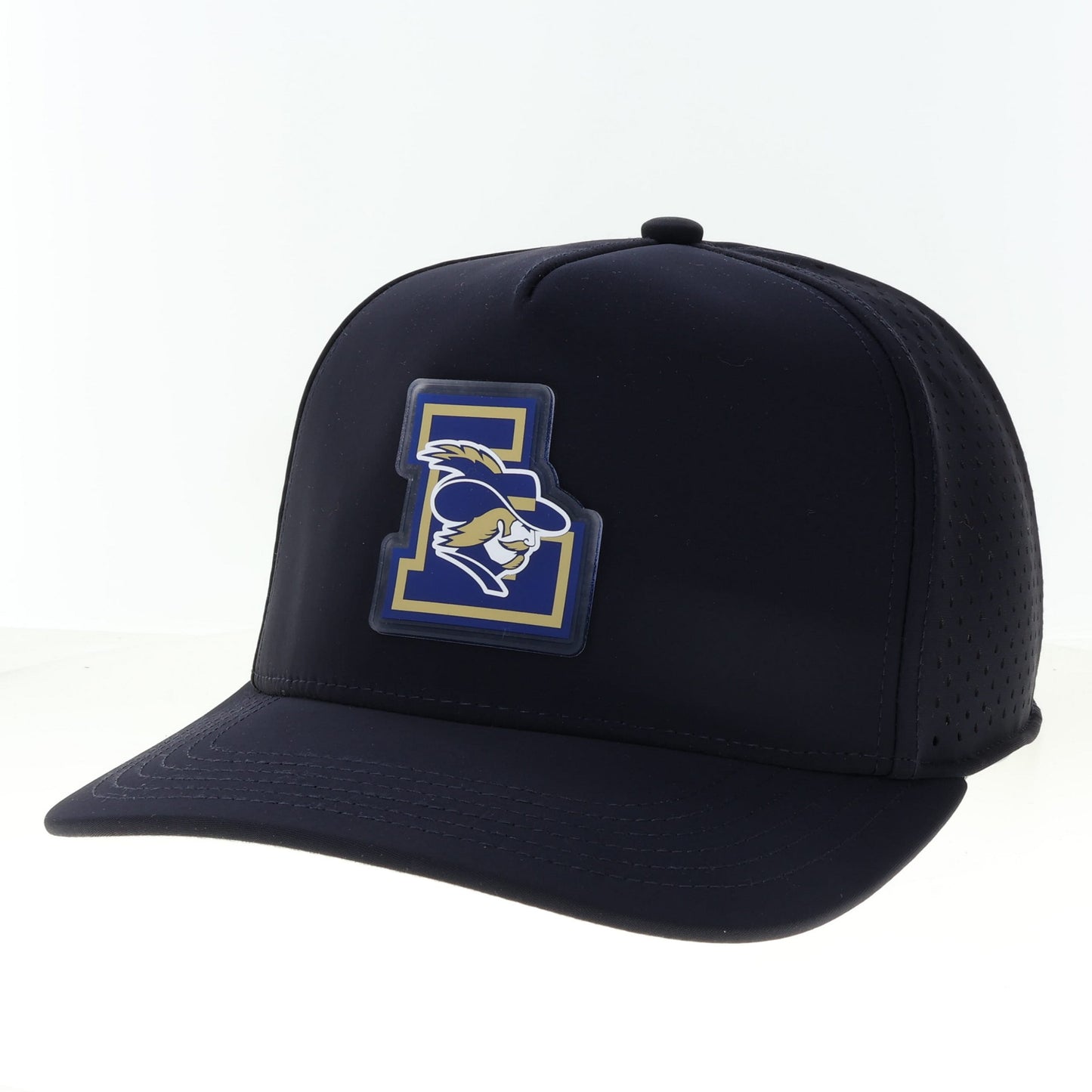 League Navy Vented Golf Hat with Silicone Explorer Patch