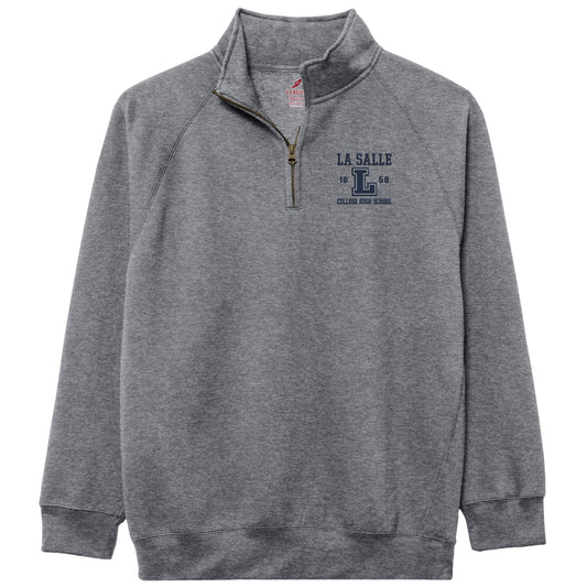 League Heather Grey Essential 1/4 Zip
