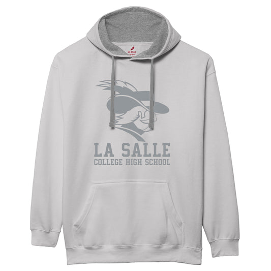 League Essential White Colorblock Hoodie