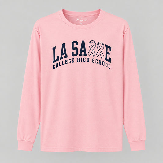 League Pink Breast Cancer Long Sleeve-Light Pink : S