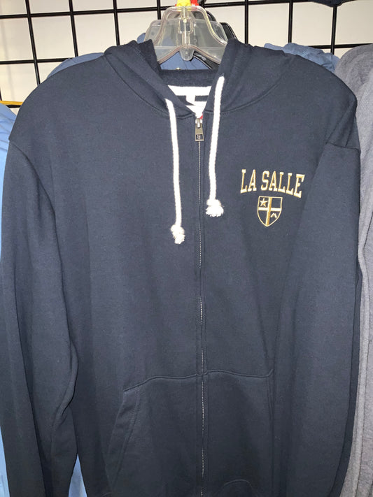 League Fleece Full Zip-Navy : MEDIUM