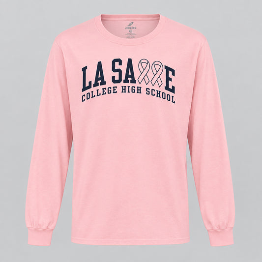 League Pink Breast Cancer Long Sleeve-Light Pink : M