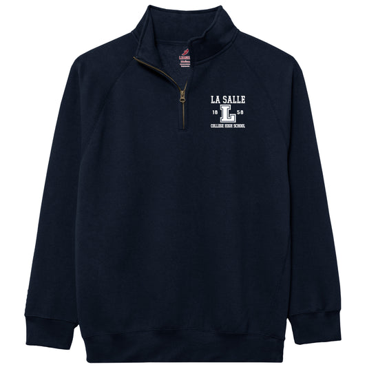 League Navy 1/4 Zip Sweater