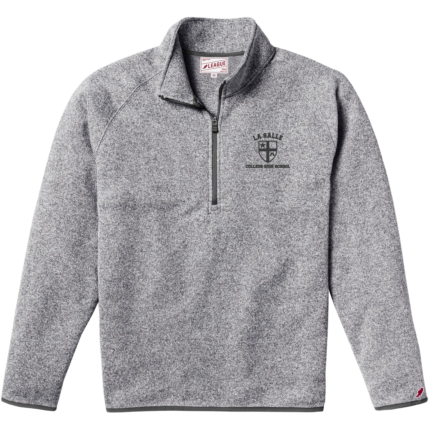 League Patagonia Style 1/4 zip Grey