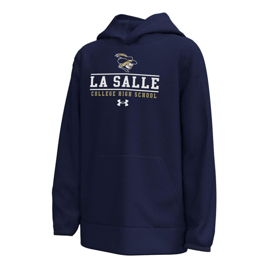 Youth Under Armour Fleece Navy Hoodie