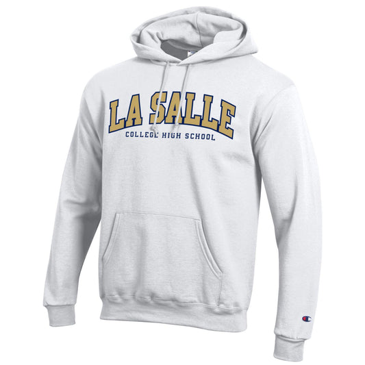 Champion White Tackle Twill Hoodie